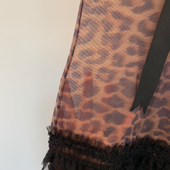 ✖️SOLD✖️Cheetah Print Lingerie Bodysuit - Picture 3 of 9